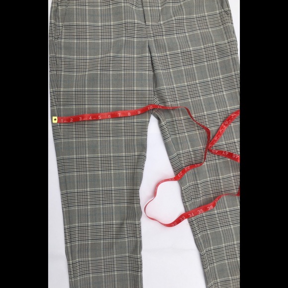(2 for $30) Mango Women Straight Checked Trousers - Picture 11 of 15